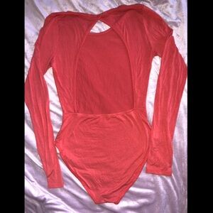 FE open back bodysuit.